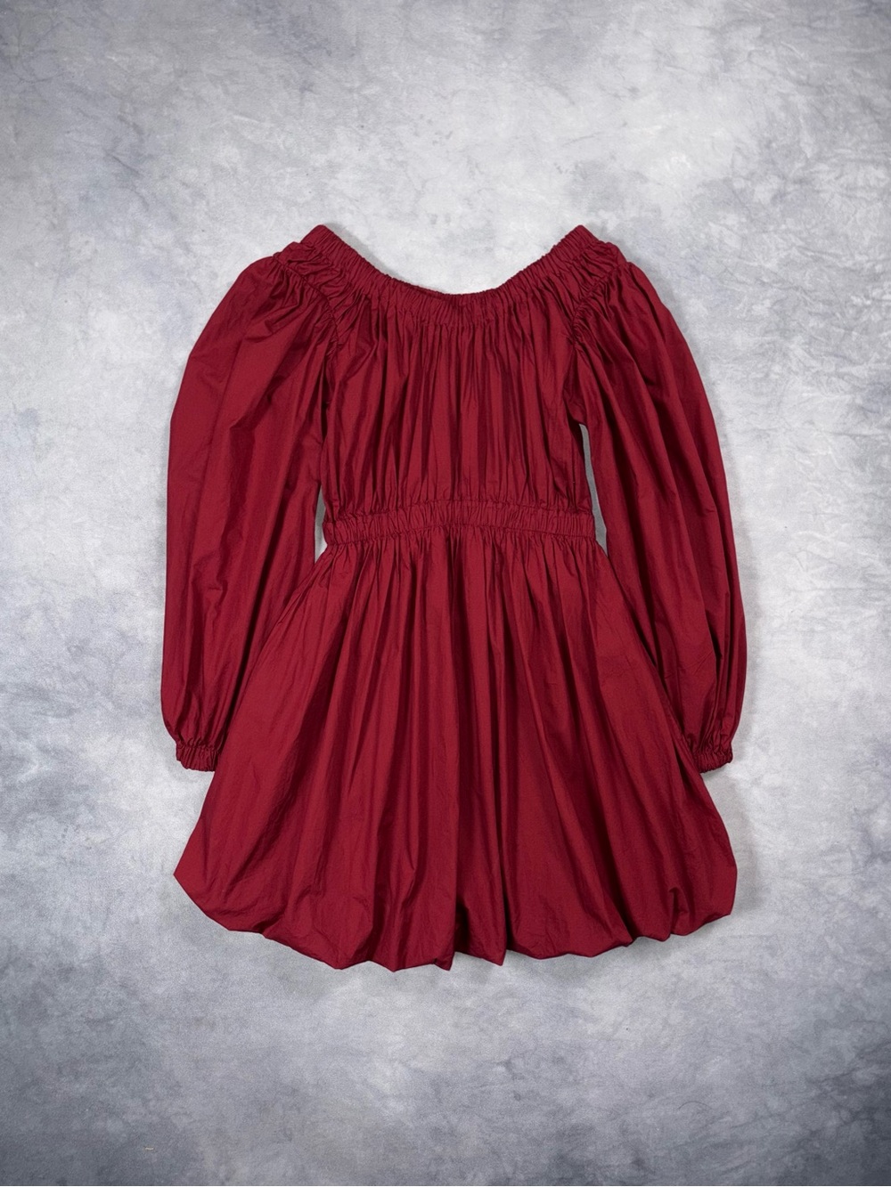 ULLA JOHNSON FW2022 Runway Puff Sleeve Luxury Romantic Mini Dress RRP700$